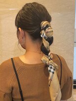 六本木美容室 西麻布店 ヘアセット◎スカーフアレンジ