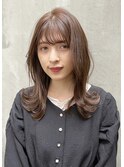 ★大人かわいいくびれヘア/オリーブベージュ/流し前髪★