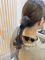 ネリー 銀座(NERIE)&nbsp;オススメ！大人お呼ばれアレンジ【銀座ヘアセット】