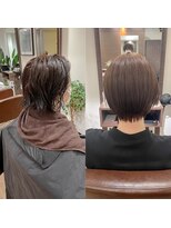 トレワ(trewa)&nbsp;【札幌大通美容室trewa】縮毛×似合わせショート