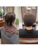 【札幌大通美容室trewa】縮毛×似合わせショート