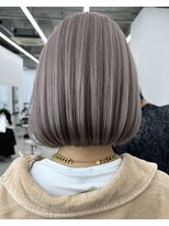 リノート バイ エゴル 名古屋(LINOET by ENGOL)&nbsp;保存必須【海外風ハイトーンボブ】グレージュカラー