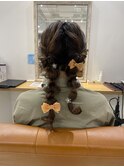 結婚式ヘアセットヘアアレンジ結婚式二次会ライブヘアデートヘア