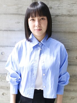 バース(BIRTH) 天神【BIRTH】ネビージュ×ぱっつん前髪ボブ　2