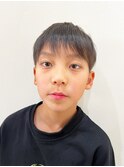 キッズツーブロックマッシュショート