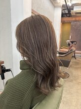 ヘアメイク デザート(HAIR MAKE DESART) 木村法子【ミディアム×白髪ぼかしハイライト】
