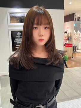 ビーハイブアヴェダ PARCO2店(BEHIVE AVEDA) 【yuuna】ブリーチ無しオリーブベージュ