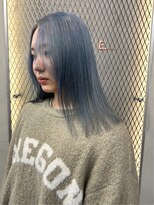 スリーバイベルベット(THREE...by velvet)&nbsp;ネイビーカラー/ブリーチカラー/ダブルカラー