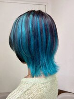 エターナルバイマティーナ(Eternal by MATINA)&nbsp;【青×ネイビー寒色アンブレラカラー】池袋美容室