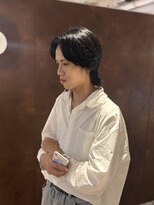 ウノプリールヴァモス(unopulir Vamos)&nbsp;ウルフくびれボブミディアムメンズボブ