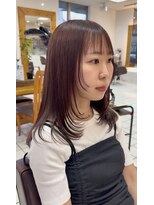 ラ ポルト ドゥ サワ(La Porte de SAWA) 長野市美容室/暖色カラー レイヤーカット