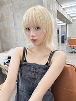 ガーデン 渋谷(GARDEN)&nbsp;小顔大人ボブ暗めカラーミディアムデザインカラー