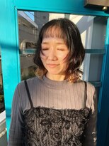 アオトーキョー 二子玉川(ao.tokyo)&nbsp;オン眉レイヤー×デザインカラー