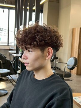 リッチブランドアンドコー(Rich Brand&Co) スパイキーショート　フェード　スペインカール　ルーズパーマ