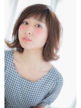 ユキオ オブ ヘアー(YUKIO of Hair) 大人カワイイフェロな外ハネボブ【yukio of hair王子本店】