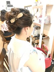 お呼ばれブライダルアレンジ【ヘアアレンジ　立川/立川南/早朝】