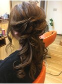 ハーフアップ★