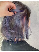 ヘアサロンエム 大宮東口(HAIR SALON M) 外ハネボブ/アッシュブラウン/ネオウルフ/デザインカラー