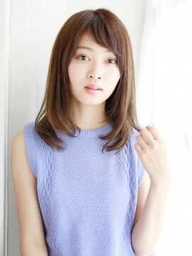 ヘアメイク ナル(hair make nalu) 大人ツヤ色の内巻きワンカールスタイル