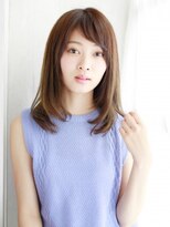 ヘアメイク ナル(hair make nalu) 大人ツヤ色の内巻きワンカールスタイル