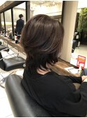 直毛でもできる流れを出すふんわりパーマ