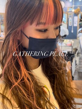 ギャザリング プレイス(GATHERING PLACE) インナーカラー/イヤリングカラー/フェイスフレーミング