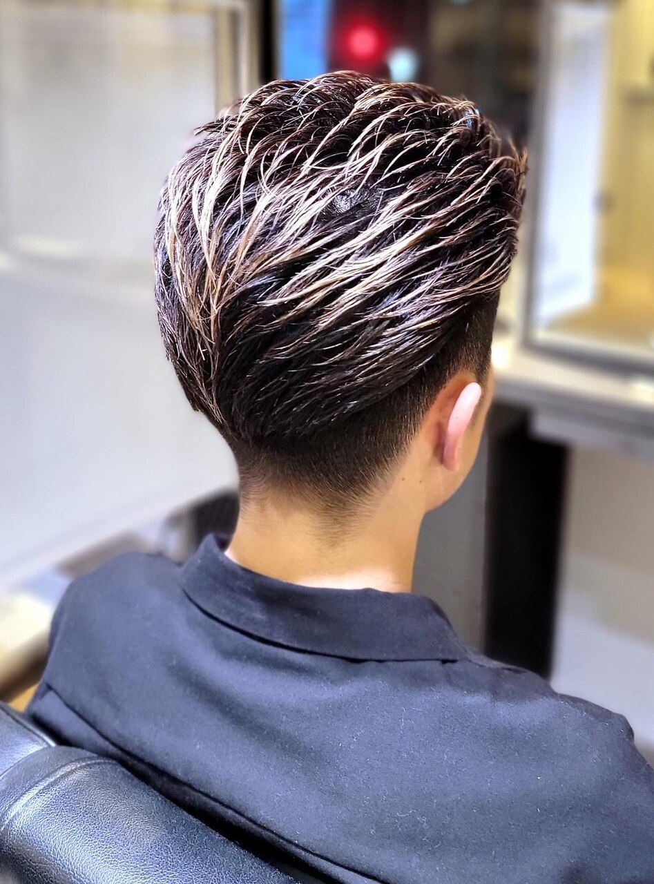 刈り上げニュアンスパーマフェザーパーマサーフカールu：L175253311