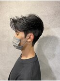 【前下がりカルマダウンパーマ】