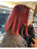 ア セカンド 清藤美容室第弐號(a sekand)&nbsp;赤髪ヘアー