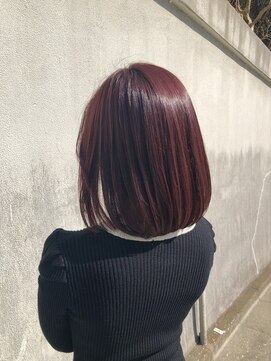 エムタニグチミュー(MTANIGUCHI Mieux) ブリーチなし◎ディープレッド