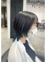 リーオオサカ(Lee Osaka)&nbsp;【カット＋インナー】個性派★ウルフ/新出奈津樹