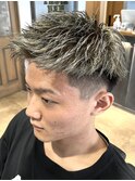【EIGHTMEN池袋店】グレージュ×フェードカット×ソフトツイスト