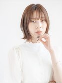 20代30代40代『切りっぱなし外ハネボブ』Ash清瀬店