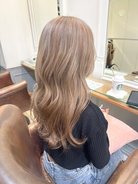 ネオリーブアイム 横浜西口店(Neolive aim) 王道ミルクティーベージュ ダブルカラー 【横浜】k