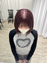 ビーハイブ 仙台駅前店(Behive)&nbsp;ミディアム/ボブ/ブリーチ/ピンク/ラベンダー/20代30代