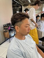 アイズ 海老名(AIZU) 極道パーマ スパイラルパーマ フェードカット メッシュパーマ