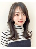 大人可愛い＊くびれロング＊顔まわりカット＊シースルーバング
