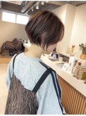 《30代40代》ひし形＋前下がりのショートボブ【浦野】