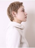 イメチェン似合わせカットハイトーンベリーショート0204
