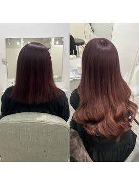 ハイエクステンション 京都駅前店(Hi-Extension) カシスブラウン ★ mao_195