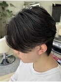 熊本メンズパーマ ニュアンスパーマ センターパート MEN'S HAIR