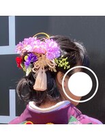 ルネッサンスヘアー ラファエロ(RAFFAELLO)&nbsp;振袖ヘア　成人式ヘア　ボブアレンジ　ハーフアップ　アップヘア