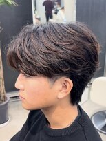 エデアンルクラ 下通(EDEAN Leclat)&nbsp;熊本 フェザーパーマ ニュアンス 毛流れ