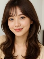 ノラ ヘアーサロン(NORA HAIR SALON) ナチュラル小顔前髪あり後れ毛サイドバング結べるボブくびれヘア