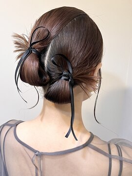 リリー シブヤ(Lilly shibuya) 【Lilly渋谷】#ヘアセット#ヘアアレンジ#編み込み#シニヨン