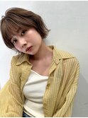 ふんわりウェーブボブ★ベージュ【村山武史】