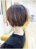 【morio成増 セリザワ】ショートボブ ピンクベージュ