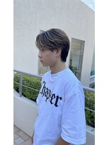 スキルアイマ(SKILL ima) センターパート/ダウンパーマ