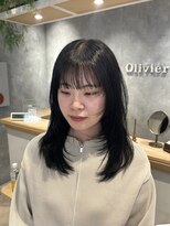 ラボヌールヘアー オリビエ 北千住店(La Bonheur hair Olivier)&nbsp;ハイレイヤーカット/グレージュカラー