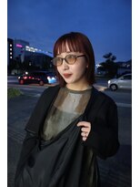 ヘアーワークスヴィクサス(HAIR WORKS VIXUS)&nbsp;【VIXUS】 style collection　レッドブラウン×ボブ